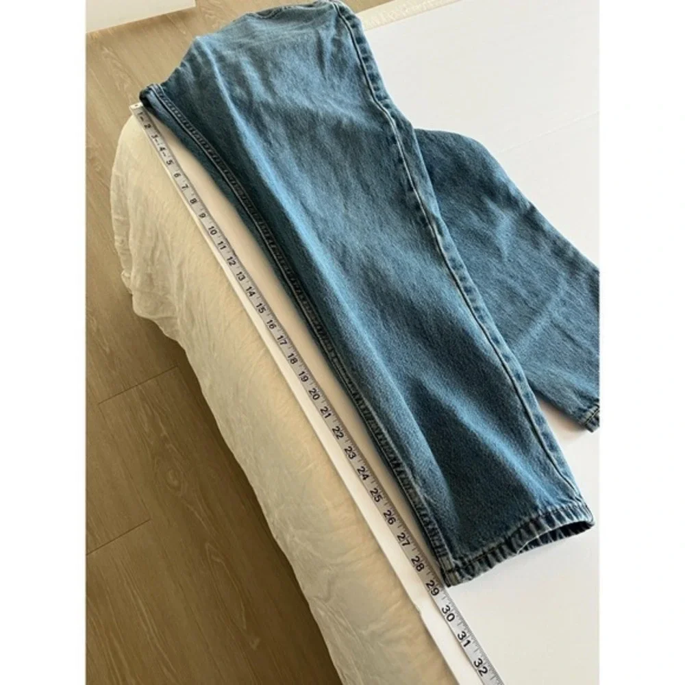 Levis 505 Jeans Mens 36x30 Blue Regular Straight Mid‎ Rise Medium Wash Denim